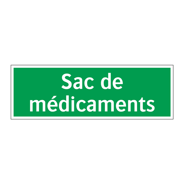 Sac de médicaments