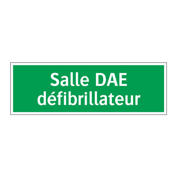Salle DAE défibrillateur