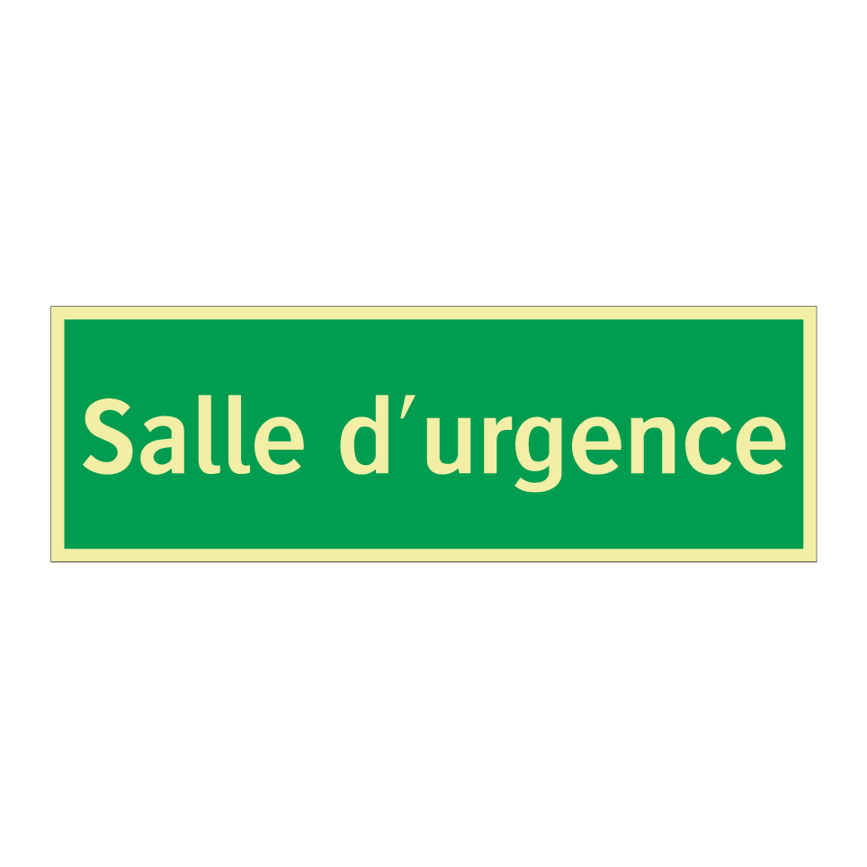 Salle d'urgence