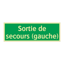 Sortie de secours (gauche)