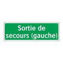 Sortie de secours (gauche)