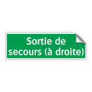Sortie de secours (à droite)