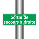 Sortie de secours à droite