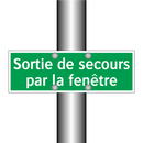 Sortie de secours par la fenêtre