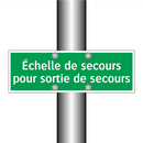 Échelle de secours pour sortie de secours