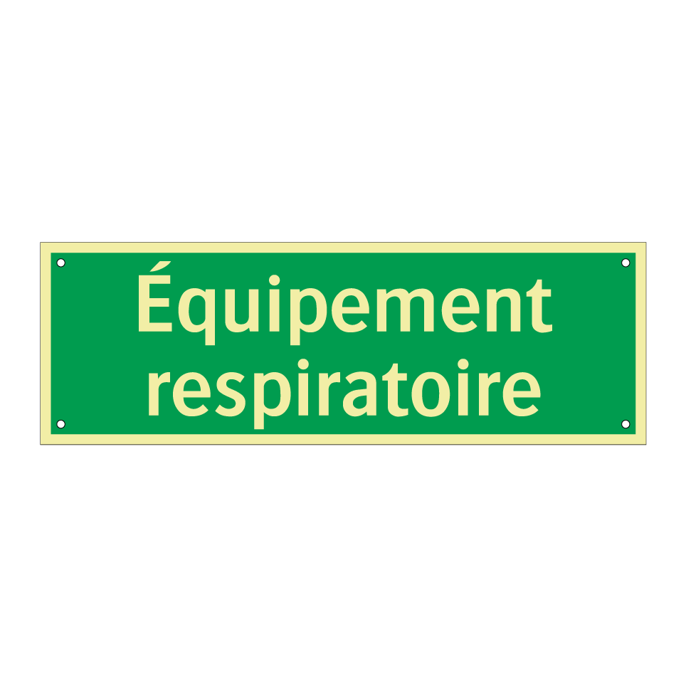 Équipement respiratoire