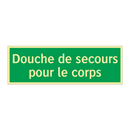 Douche de secours pour le corps