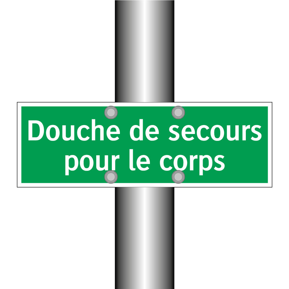 Douche de secours pour le corps