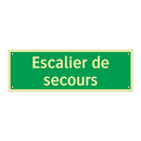 Escalier de secours