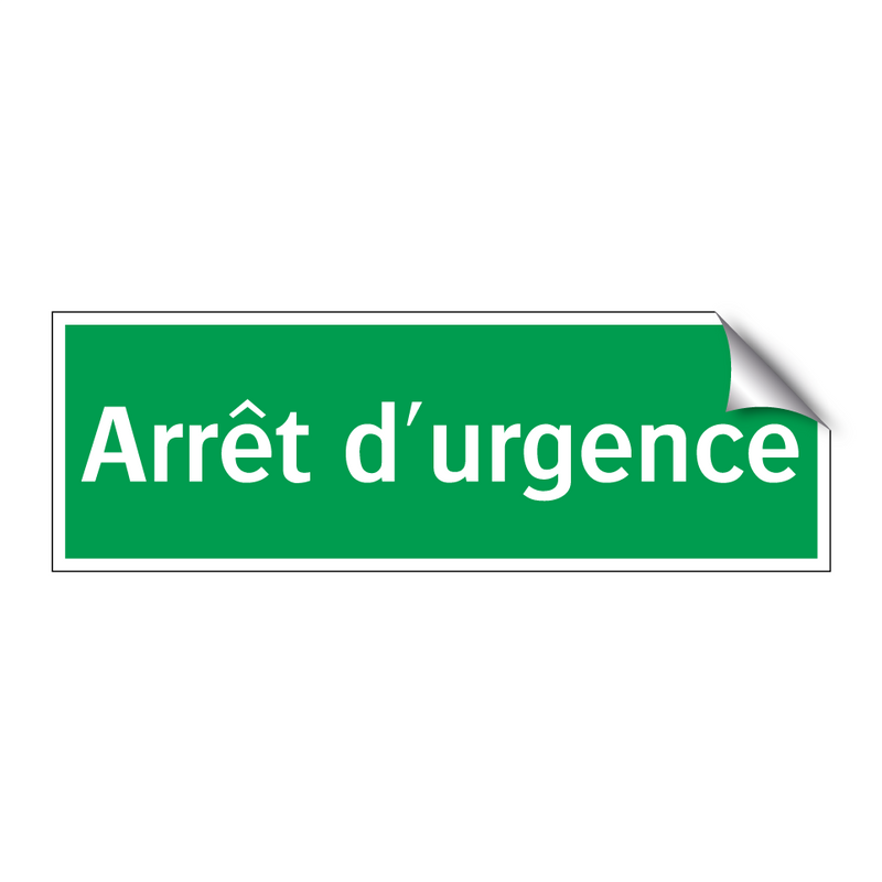 Arrêt d'urgence