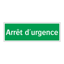 Arrêt d'urgence