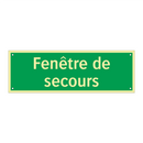 Fenêtre de secours