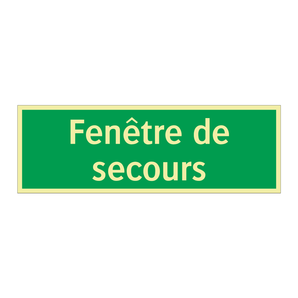 Fenêtre de secours