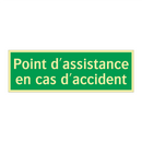 Point d'assistance en cas d'accident
