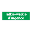 Talkie-walkie d'urgence