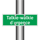 Talkie-walkie d'urgence