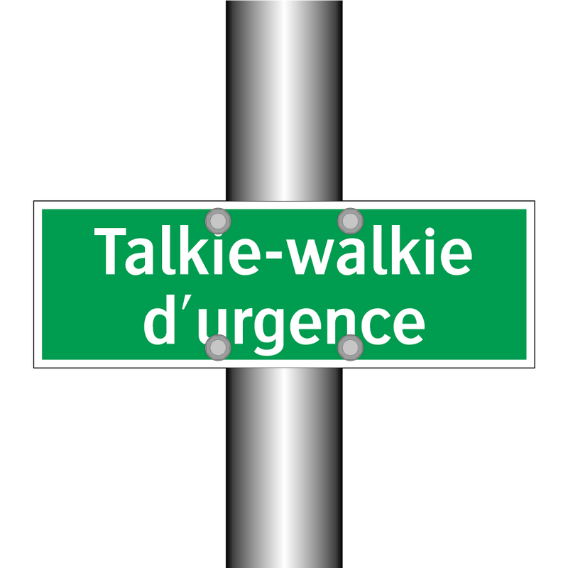 Talkie-walkie d'urgence