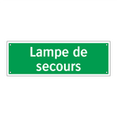 Lampe de secours