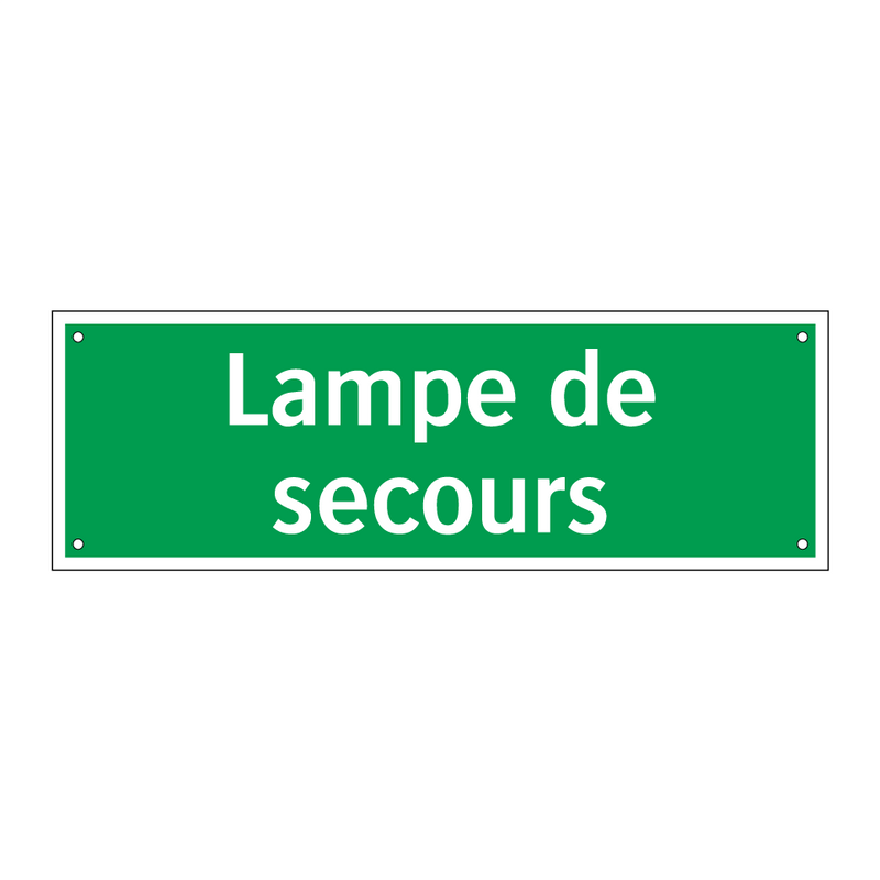 Lampe de secours