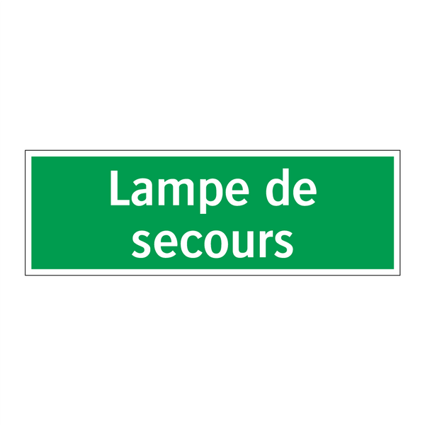 Lampe de secours