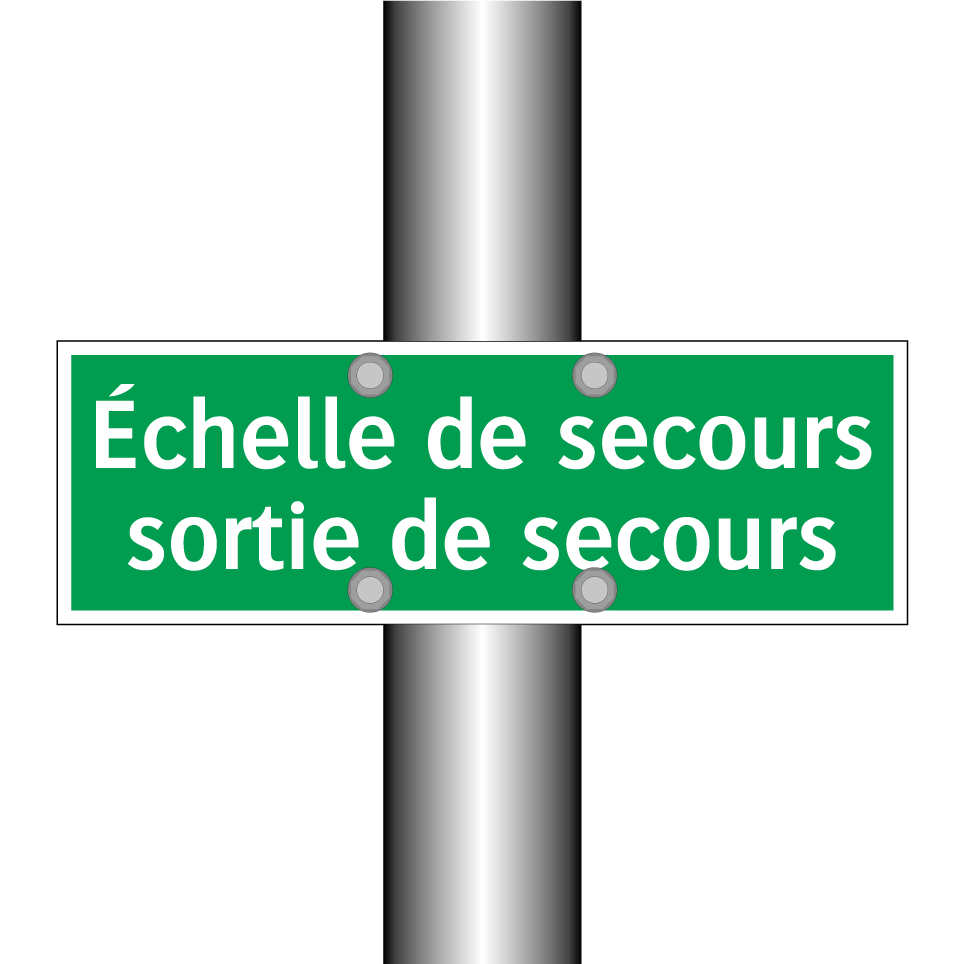 Échelle de secours sortie de secours