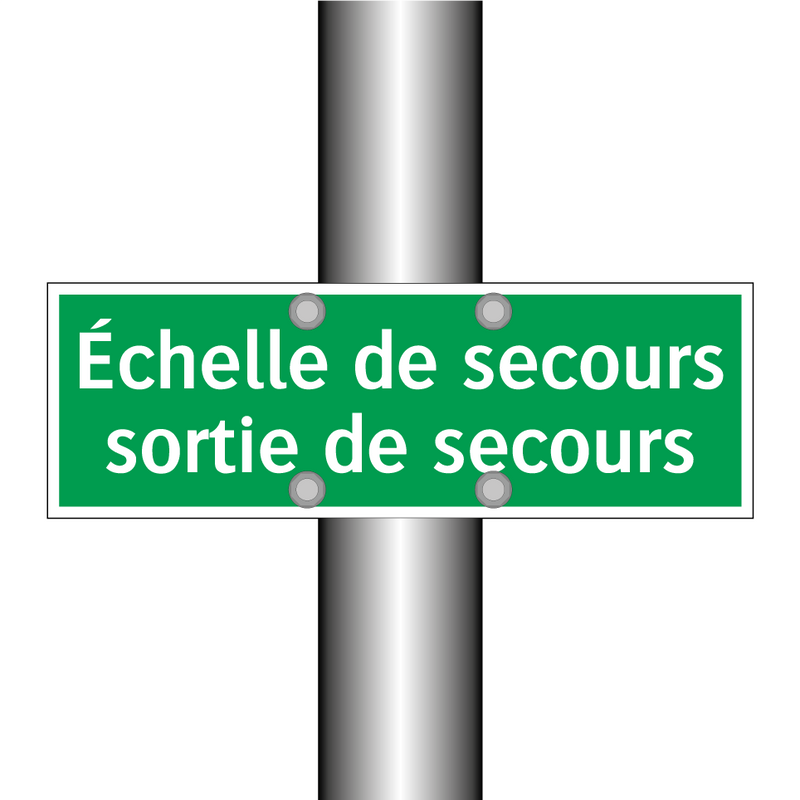 Échelle de secours sortie de secours