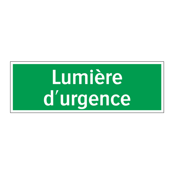 Lumière d'urgence