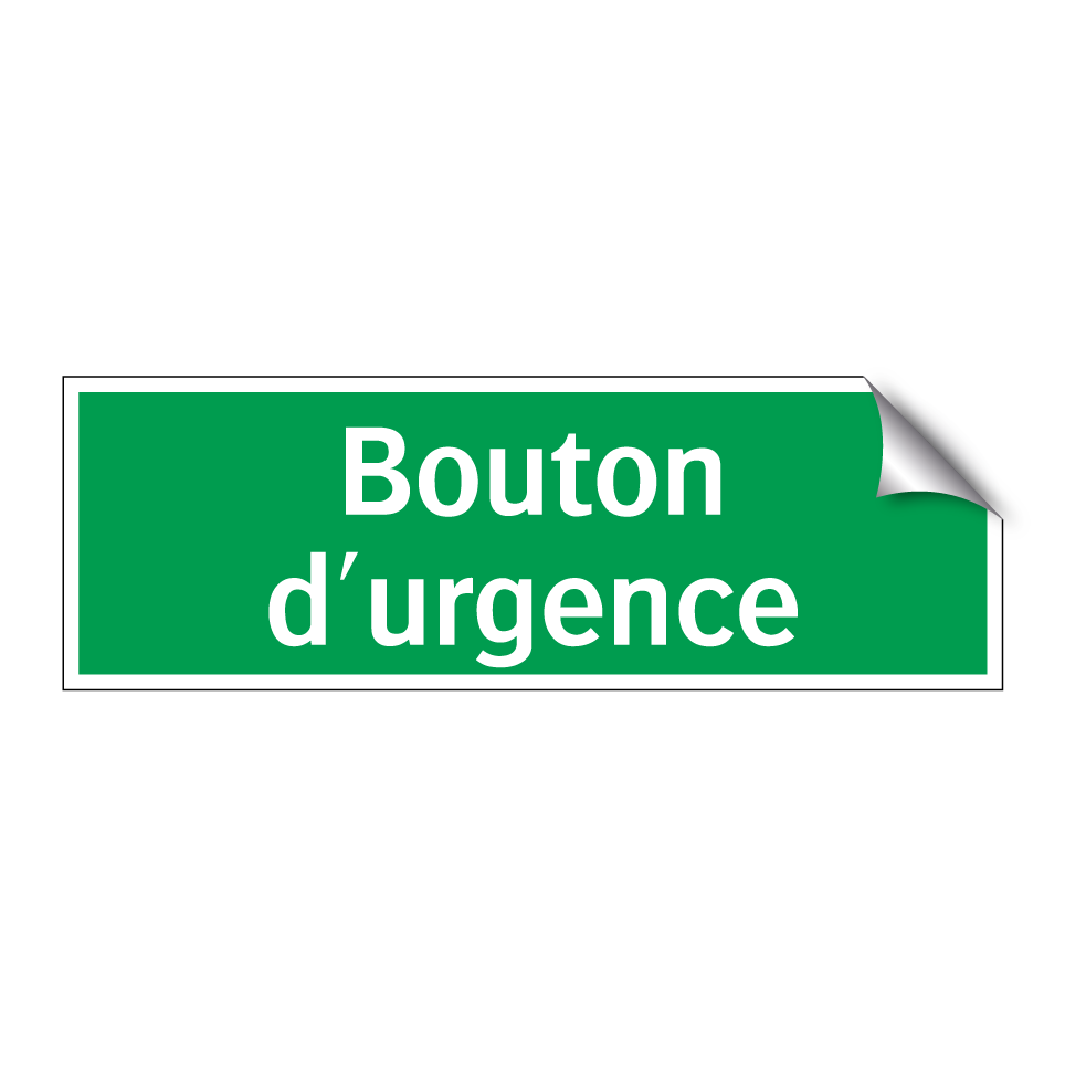 Bouton d'urgence
