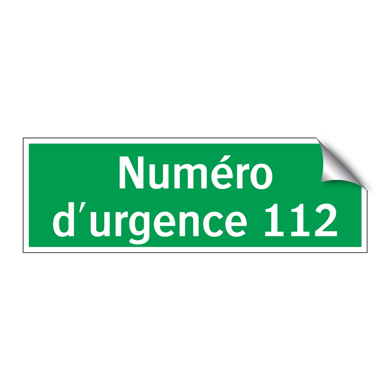 Numéro d'urgence 112