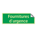 Fournitures d'urgence