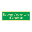 Bouton d'ouverture d'urgence