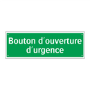Bouton d'ouverture d'urgence