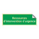 Ressources d'intervention d'urgence