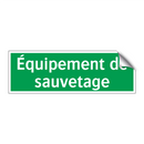 Équipement de sauvetage