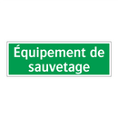 Équipement de sauvetage