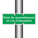 Point de rassemblement en cas d'évacuation