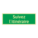 Suivez l'itinéraire