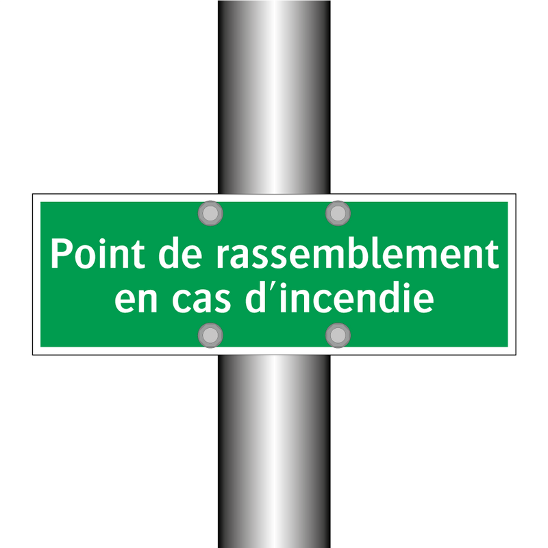 Point de rassemblement en cas d'incendie