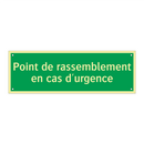 Point de rassemblement en cas d'urgence