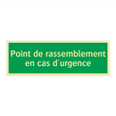 Point de rassemblement en cas d'urgence