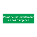 Point de rassemblement en cas d'urgence