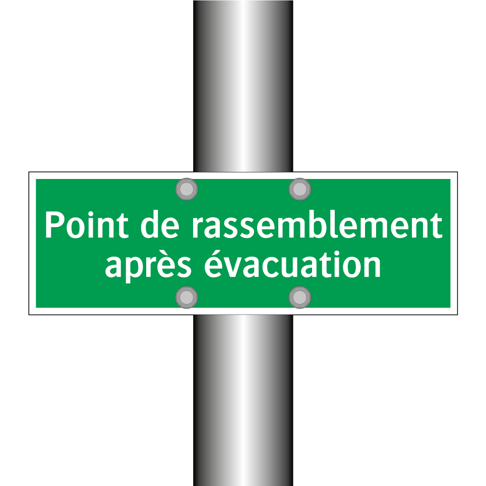Point de rassemblement après évacuation
