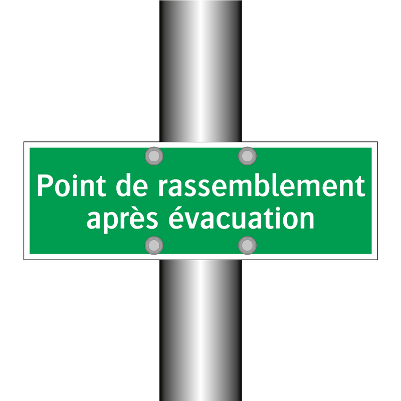 Point de rassemblement après évacuation