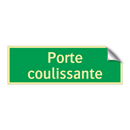 Porte coulissante