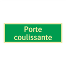 Porte coulissante