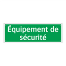 Équipement de sécurité