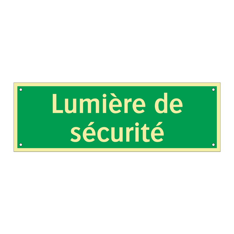 Lumière de sécurité