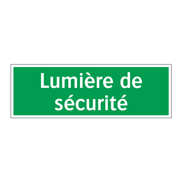 Lumière de sécurité
