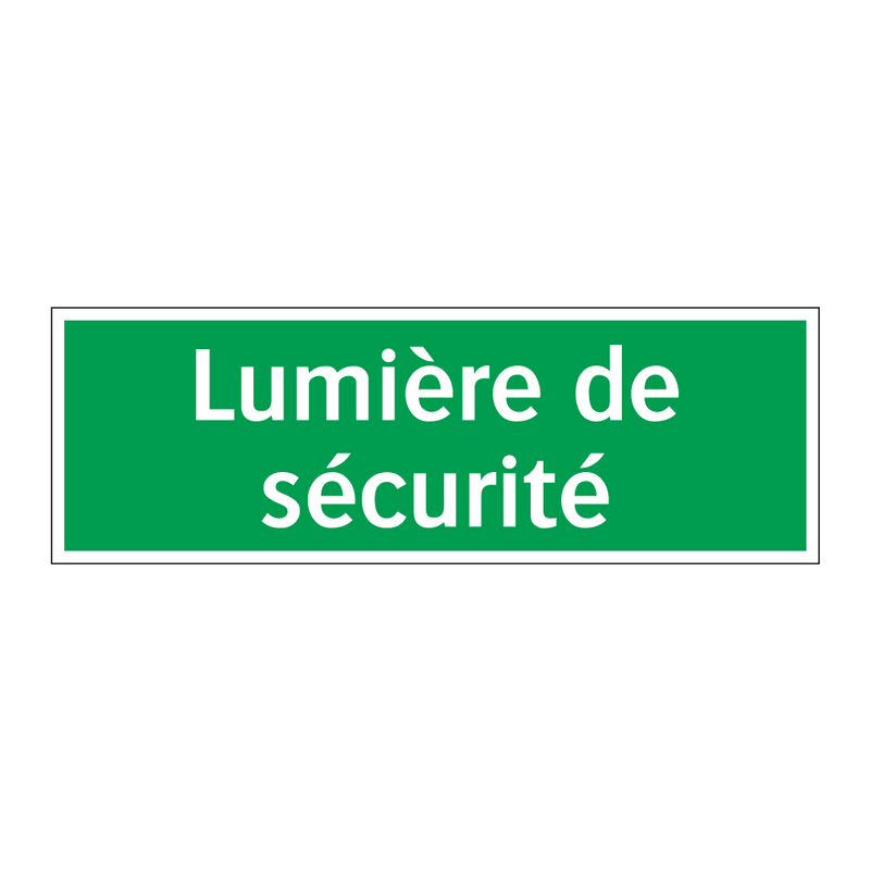 Lumière de sécurité