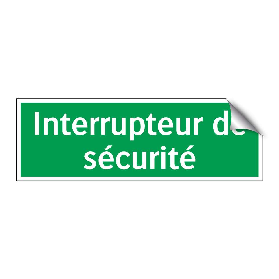 Interrupteur de sécurité